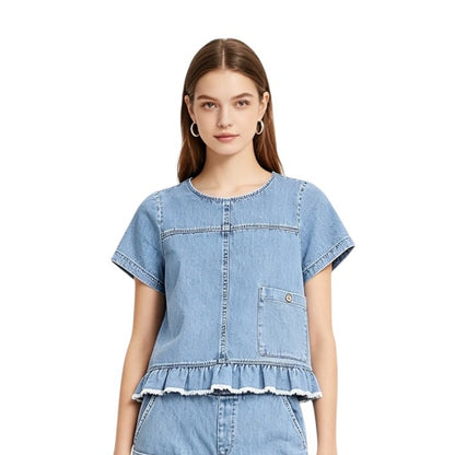 Denim Blouse
