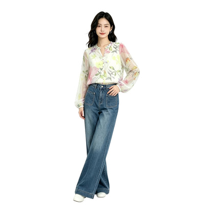 Chiffon Floral Blouse