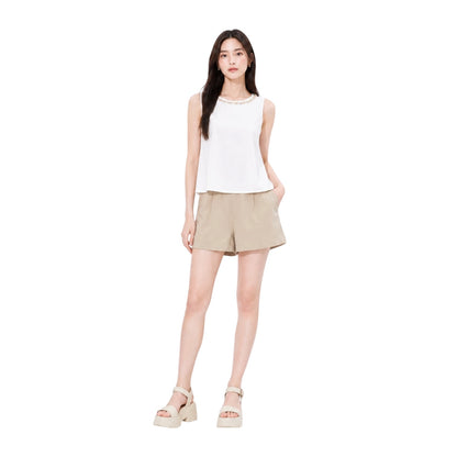 Embellished Sleeveless Top