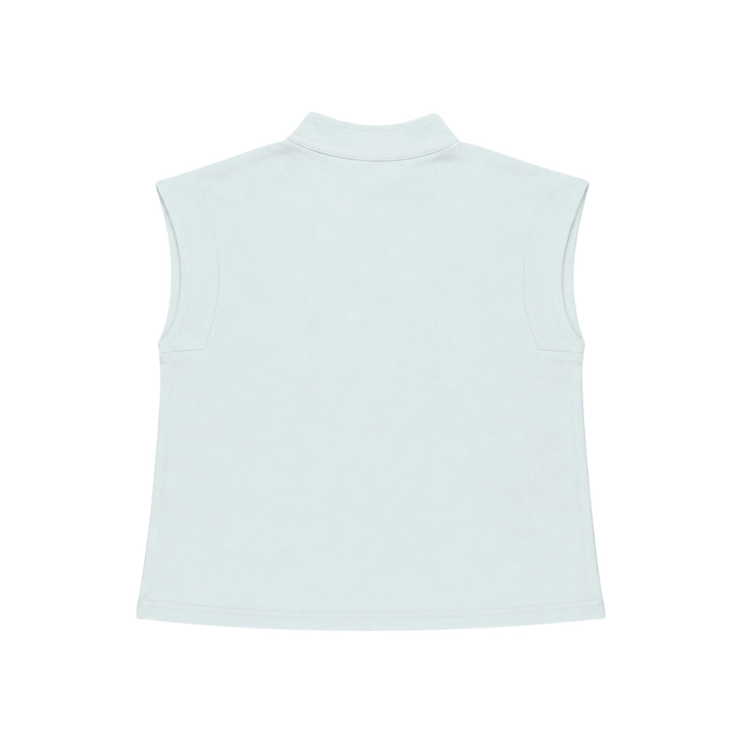 Sleeveless Quarter-Zip Top