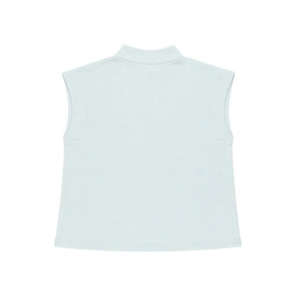 Sleeveless Quarter-Zip Top
