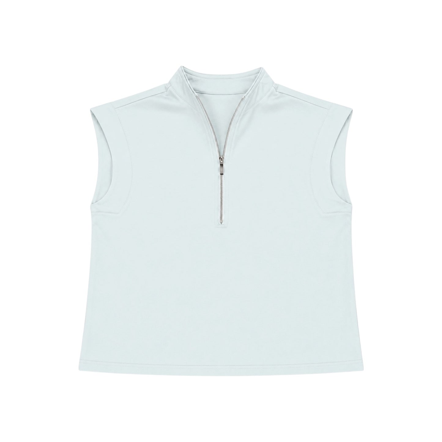 Sleeveless Quarter-Zip Top
