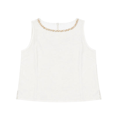 Embellished Sleeveless Top