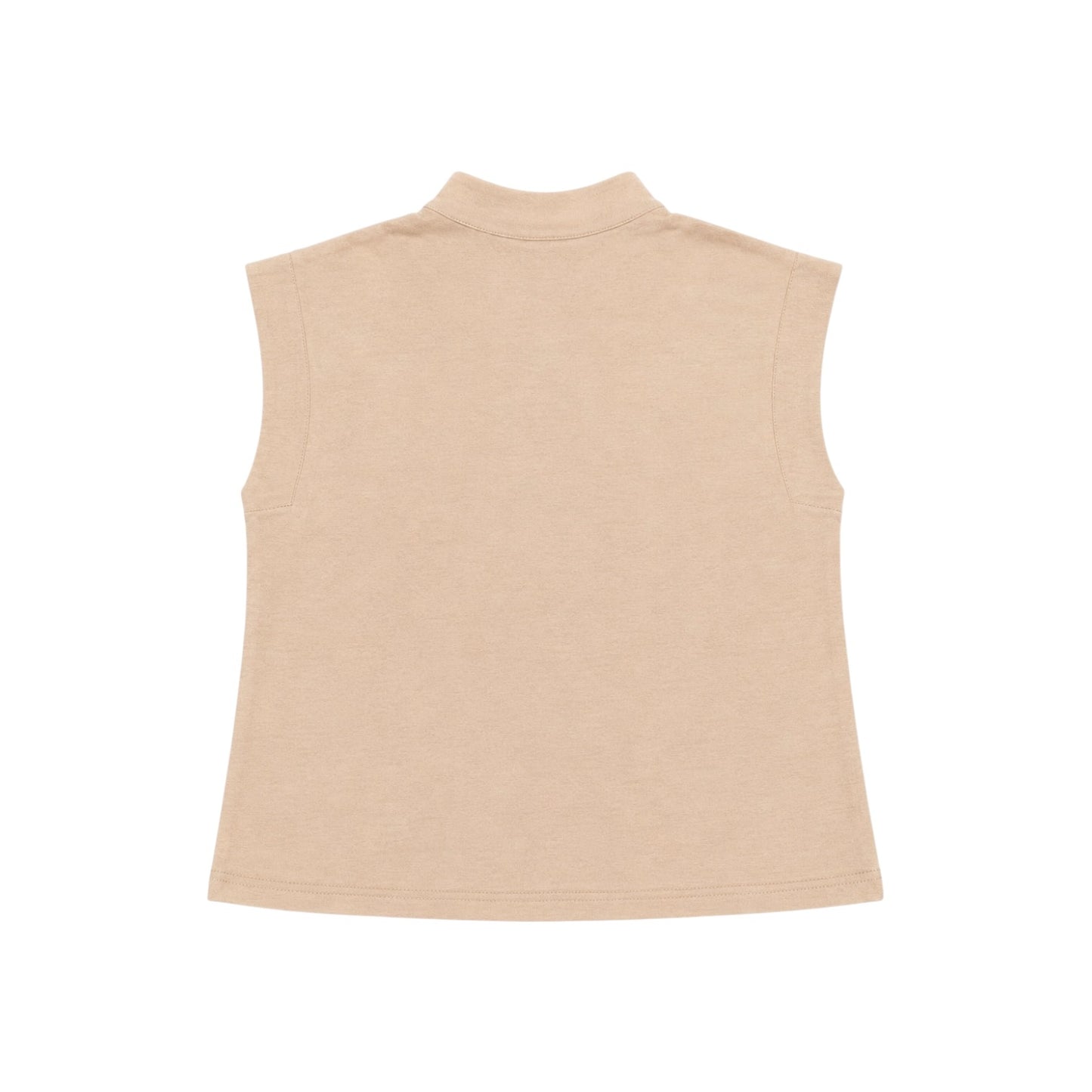 Sleeveless Quarter-Zip Top