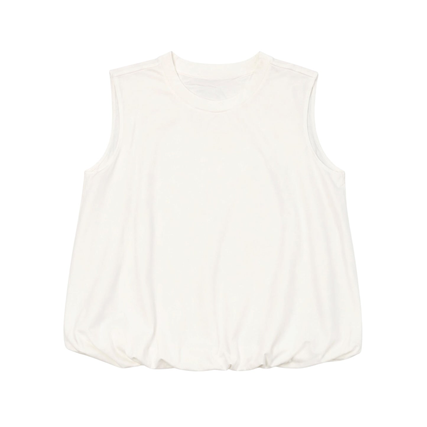 Bubble Hem Sleeveless Top