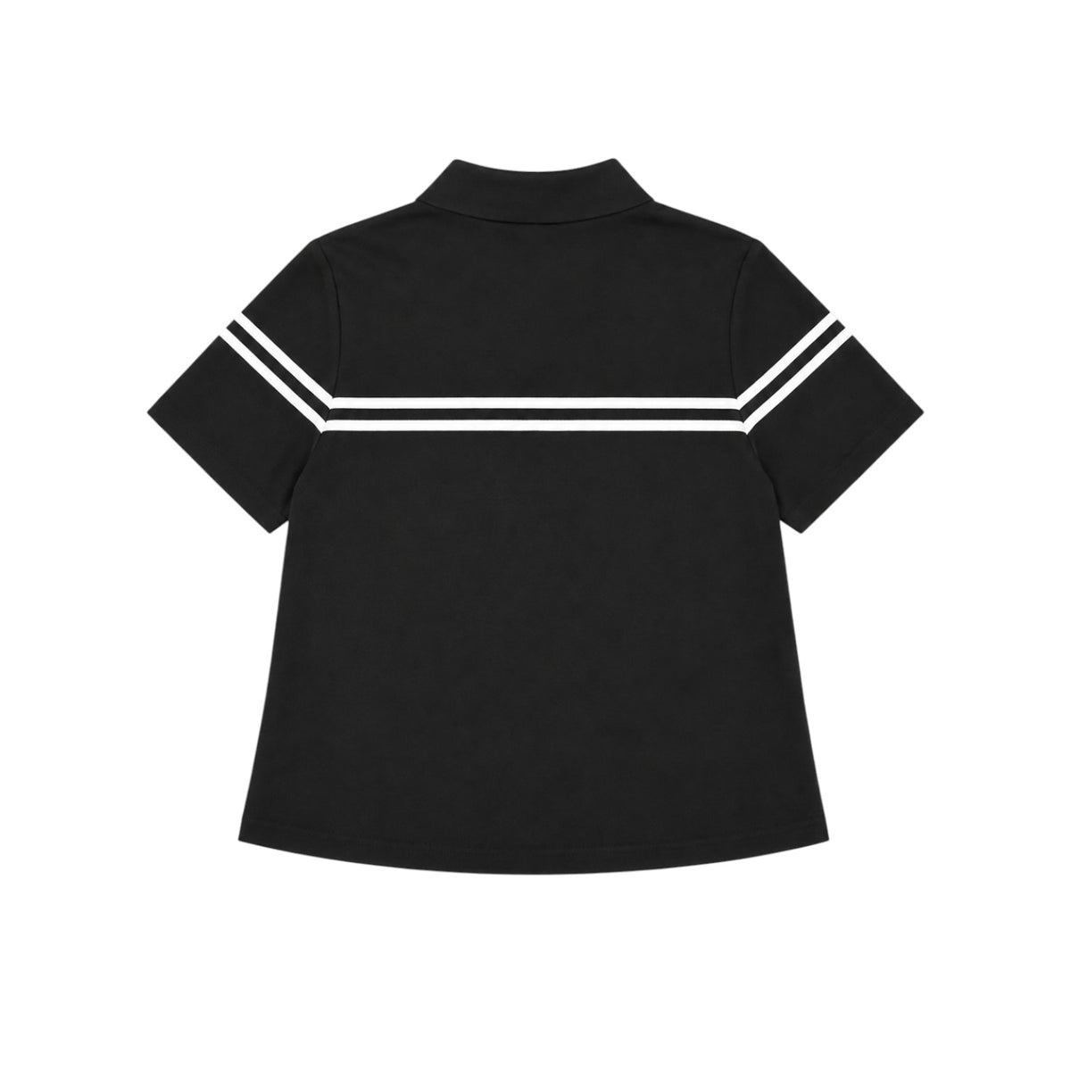 Sporty Striped Half Zip Top