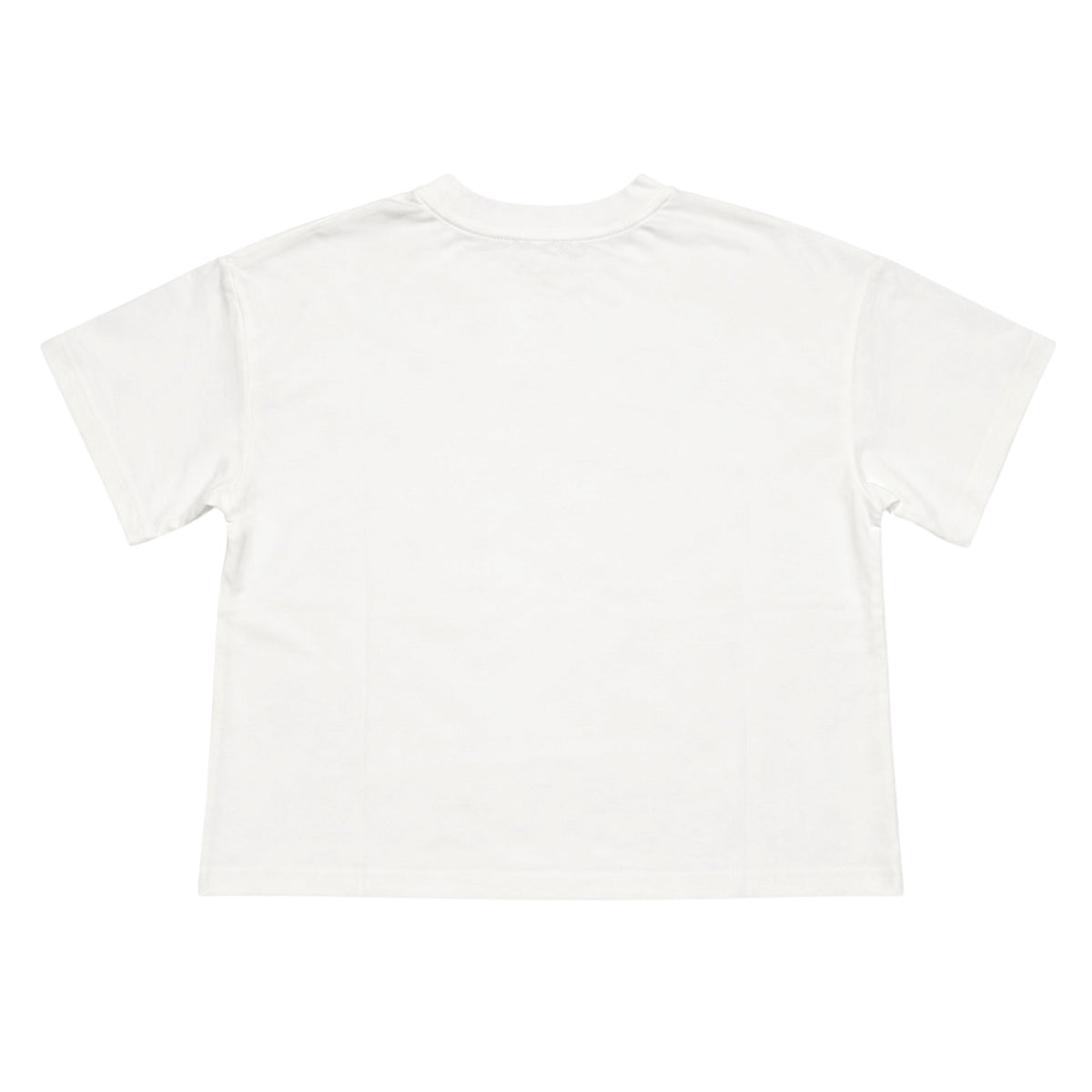 Diamond Ruffle Trim Round Neck Top