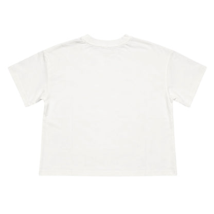 Diamond Ruffle Trim Round Neck Top