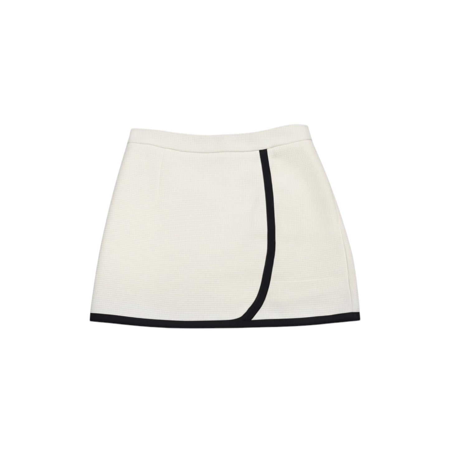 Minimalist Skirt With Contrast Detailing