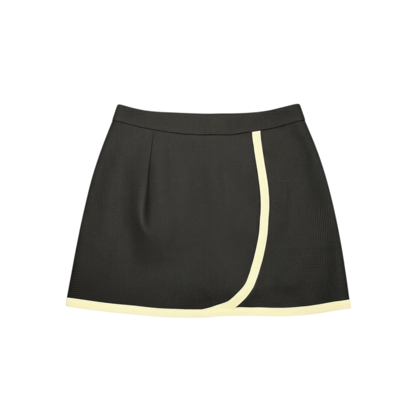 Minimalist Skirt With Contrast Detailing
