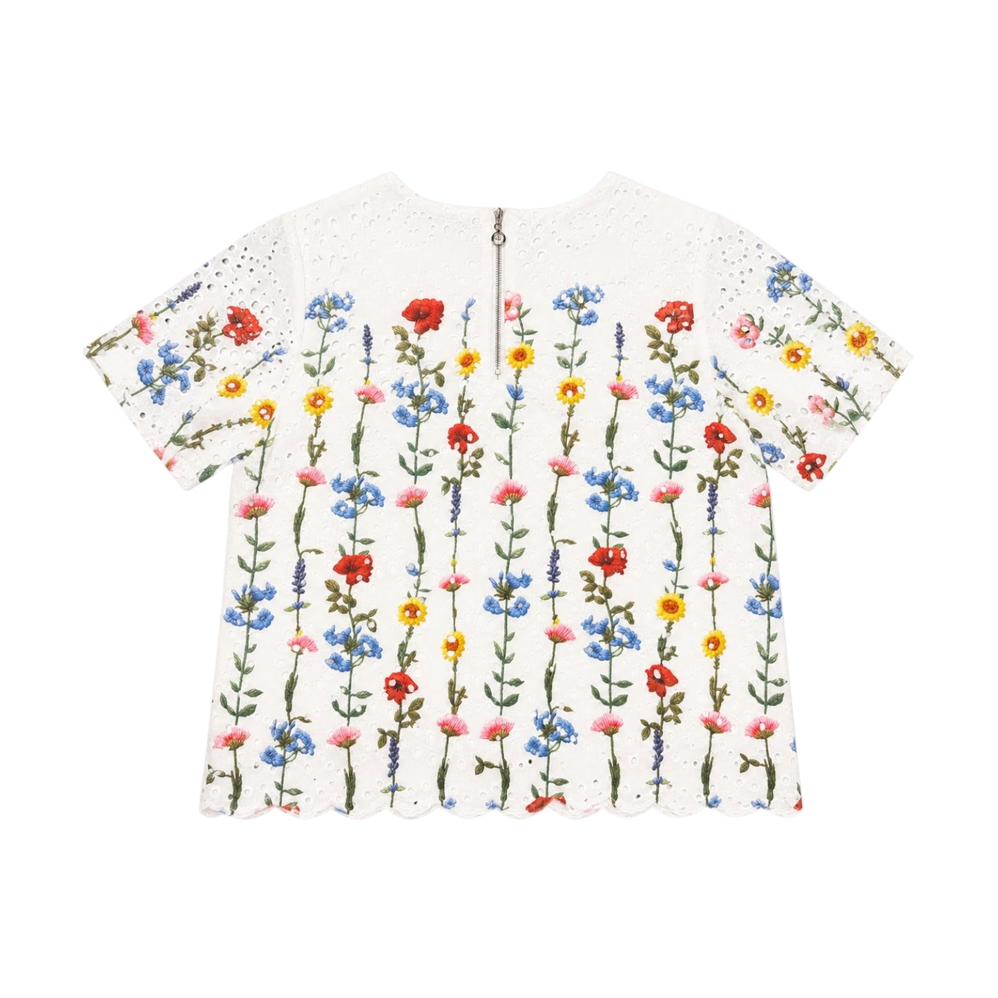 Eyelet Embroidery Blouse