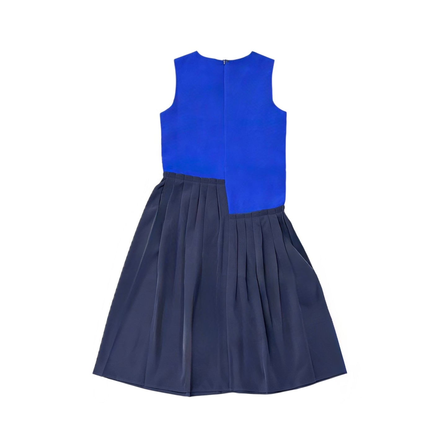 Sleeveless Color-Block Dress