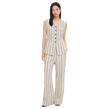 Striped Waistcoat Top