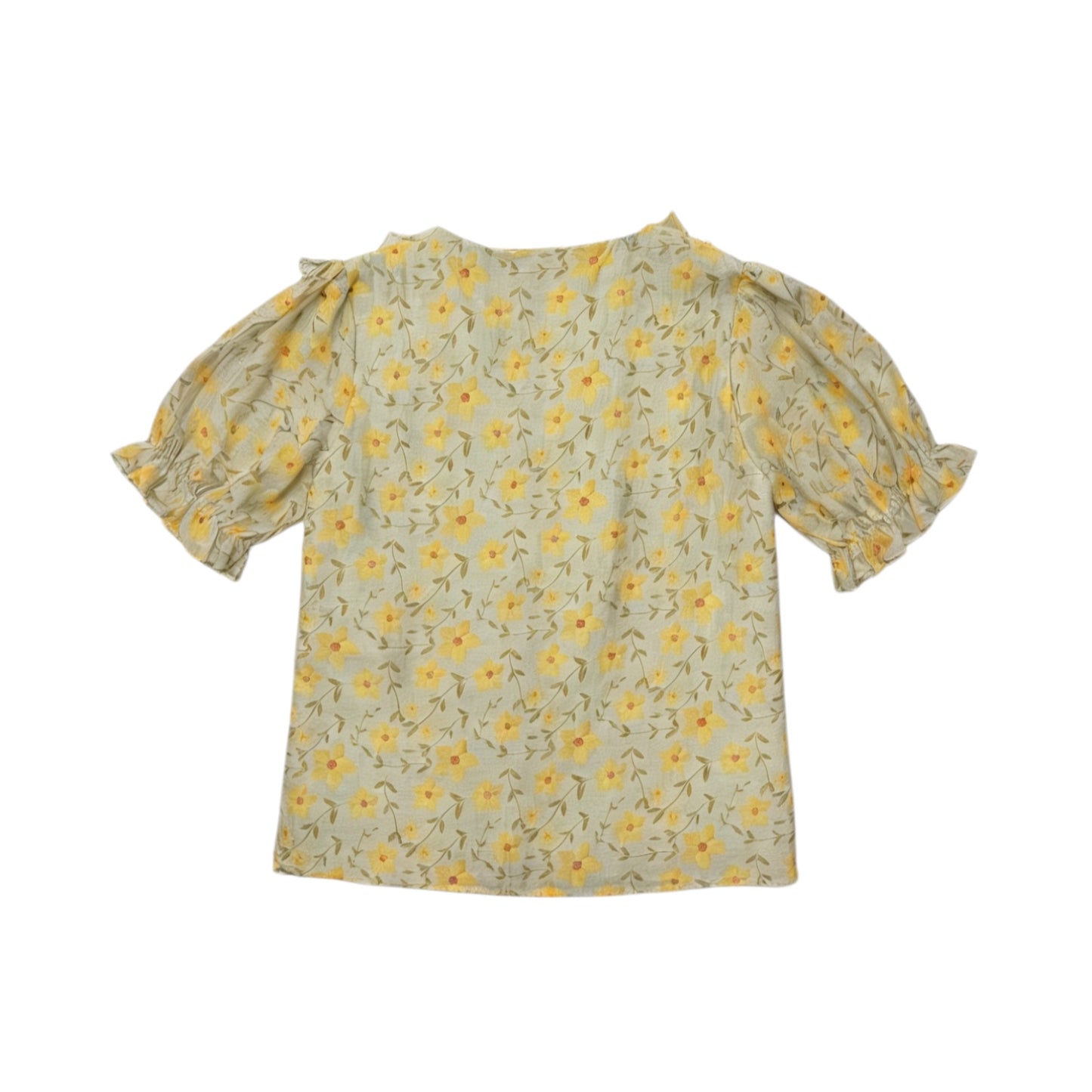 Romance Floral Ruffle Top