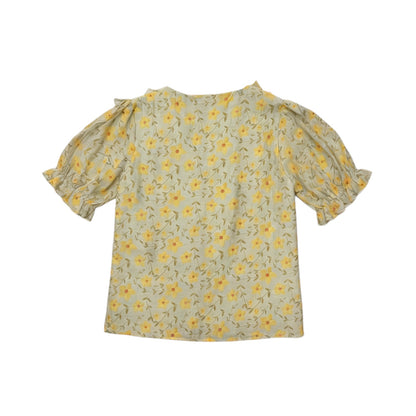 Romance Floral Ruffle Top