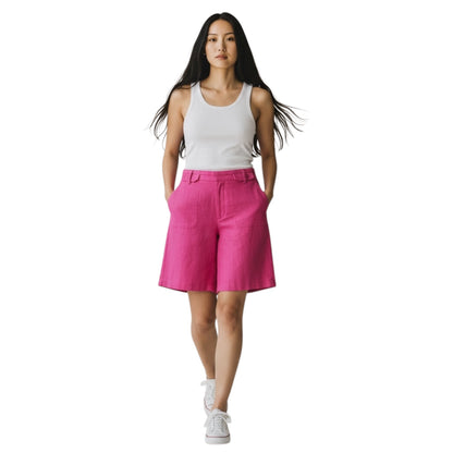 Linen Bermuda