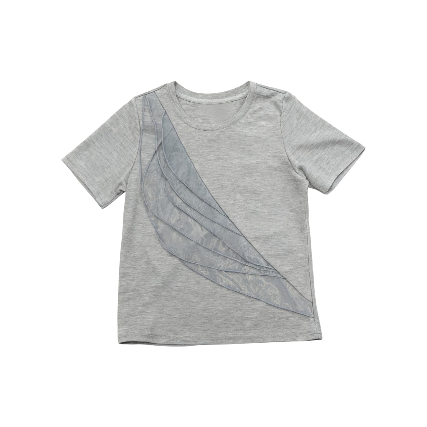Asymmetrical Sheer Tee