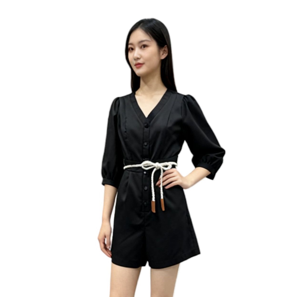 Romper with belt